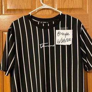 STRIPED x CURSIVE x TEE